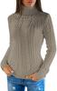 E-commerce transfronteiriço 2024 Amazon EBAY novo suéter feminino gola alta moda slim outono e inverno novo top