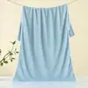 Toalla de Baño Transfronteriza 90*170 Tejido de Punto por Urdimbre Coral Fleece Patrón de Piña Toalla de Baño, Ampliada y Engrosada, Absorbente y Libre de Pelusa Toalla de Playa