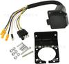 Convertidor americano de 4 pines a 4 7 pines con soporte cable de señal de luz trasera enchufe conector para remolque RV