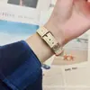 Adecuado para Apple Lindo Gato KT Patrón de Lichi Color Sólido Correa de Cuero apple watchs10/9/8/SE/76