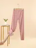 Pantalones térmicos de forro polar de cintura alta para mujer, novedad de invierno, pantalones de otoño engrosados con terciopelo, talla grande, ropa interior, pantalones largos ajustados