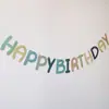 Decoraciones de tema de cumpleaños para niño y niña, decoraciones colgantes, pancartas decorativas, pancartas de hadas, hermosas banderas de niña y principito