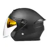 Anuncio Casco de Motocicleta Eléctrica Certificado 3C para Hombres y Mujeres Casco Medio de Seguridad Transpirable para Motociclismo en Todas las Estaciones