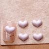 Celebridade da Internet Glitter Fino Coração Desenho Animado Acessórios de Nail Art Fofos Resina Coração de Pêssego Acessórios de Unha Vestíveis Feitos à Mão DIY Pequenos Acessórios