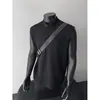 Chaleco patchwork de corte ajustado estilo americano para hombre, prenda exterior de verano, camiseta sin mangas de peso pesado, camiseta sin mangas holgada que estiliza