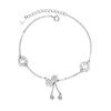 Tobillera de calabaza con moneda de cobre para mujer, plata de ley 925, moda retro, estilo Ins, personalidad, todo para combinar, borla, joyería para el pie
