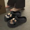 Sandalias de verano para mujer, con suela gruesa y antideslizante, ideales para exteriores y playa.