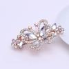 Tamanho pequeno novo cristal diamante borboleta hairpin joias senhoras coreano strass top clip acessórios de cabelo fábrica atacado
