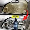 Kineshinex kit de restauración de faros de coche herramienta para pulir arañazos y amarilleamiento en los faros del coche y hacer la pantalla más brillante