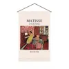 Pintura a Óleo Criativa Matisse Dormitório Reforma Ins Pano de Pendurar Sala de Estar Parede de Fundo Tapeçaria Quarto Caixa de Mesa Elétrica Pano Decorativo