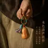 Llavero estilo chino, colgante de calabaza pequeña, accesorio para bolso, adorno cultural y creativo, cadena para teléfono móvil, regalo, nueva decoración de coche estilo chino