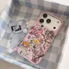 Popular funda rosa girly con forma de corazón adecuada para Apple 17 Pro Max, iPhone 16 y lindo iPhone 15