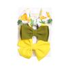 Accesorios para el cabello para niños transfronterizos Tela de poliéster Set de pinzas para el cabello con lazo para bebé Lindo set de accesorios para niños Adorno para la cabeza de bebé