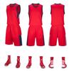 Conjunto de uniforme de baloncesto, nuevo uniforme de equipo masculino, uniforme de baloncesto para entrenamiento de competición estudiantil, estampado de uniforme de baloncesto, chaleco para niños, uniforme de baloncesto.
