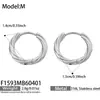 Los Pendientes de Aro Retorcido Chapados en Oro de 18K de Acero Inoxidable Más Vendidos de Amazon, Pendientes de Lujo de Gama Alta de Nicho, Venta al por Mayor, No se Desvanecen