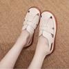 Sandálias 2026 Novo Estilo Verão e Outono Meia-Chinelos para Mães, Tamancos Femininos de Solado Macio, Sapatos Antiderrapantes para Pessoas de Meia-Idade e Idosos