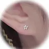 Brincos de Tarraxa Mini Coração Transfronteiriços da Amazon Pequenos Brincos de Tarraxa para Cartilagem e Tragus Joias da Moda para Mulheres Presentes de Feriado