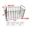 Carrito de Pelota de Acero Inoxidable Canasta de Almacenamiento de Baloncesto Estante de Exhibición de Fútbol Infantil Soporte Móvil para Pelotas Carrito Plegable para Pelotas Carrito