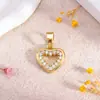 Colgante Amor Transfronterizo Forma de Corazón Mini Collar Pulsera Accesorios para Joyería DIY para Mujer Sentido de Alta Gama Lujo Ligero Accesorios Versátiles