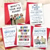 Modelo Novo Transfronteiriço 1 Peça/Conjunto Conjunto de Envelopes para Cartão de Aniversário Cartão de Aniversário Dobrado Cartão de Mensagem de Aniversário