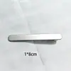 Pinza metálica para el pelo Color níquel perla pinza para flequillo ovalada DIY pinza inferior pinza lateral pinza triangular para el pelo pinza de moda para todo