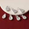 Accesorio de plata pura S999, plata dura 3D, versión ligera, paz y alegría, fortuna y prosperidad, colgante con carácter "Fu", pulsera, amuleto de ábaco