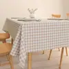 Mantel de PVC Impermeable y a Prueba de Aceite, No Lavable, Estilo Pastoral, Alfombrilla de Escritorio de Gama Alta, Cubierta para Mesa de Comedor, Alfombrilla para Mesa de Café, Estilo Ins, Rectangular