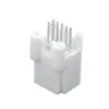 Conector Automotriz Dj7201-0.7-10A Blanco 10 Orificios Conector de Funda de Pines Rectos Carcasa de Plástico Enchufe