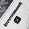 Pulseira de Relógio Adequada para Apple iWatch Bambu de Uma Contas Metal Fivela Borboleta Cintura Fina Applewatch S10/11