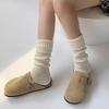 Calcetines de otoño e invierno para mujer, calcetines blancos hasta la pantorrilla, medias, cubre piernas, estilo chica hot, calcetines de felpa, calcetines hasta media pantorrilla, medias de celebridad de Internet, calcetines de moda