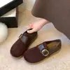 Zapatos estilo Birkenstock para mujer de suela gruesa, que aumentan la altura, nueva colección otoño 2026, cómodos y suaves para los pies, mocasines casuales estilo Birkenstock de suela plana