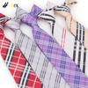 Corbata para Hombre Material Poliéster Corbata de Cuadros Escoceses Fabricante Stock Listo Venta al por Mayor