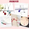 Cuentas de Aceite Esencial de Vidrio Lámina de Oro Tapa de Plata 925 Colgante de Cuentas de Vidrio Accesorios para Pendientes Colgantes Collares Pulseras DIY