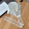 Accesorios para el Cabello de Primavera y Verano para Niñas, Estilo Pastoral, Diadema Linda de Encaje con Calados, Diadema Integrada de Pañuelo Triangular