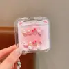 Lindas Pegatinas para Uñas Sanrio para Niños, Pegatinas de Uñas Desgastables, Parches para Uñas de Kuromi, Juguetes de Dibujos Animados para Niños