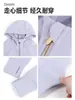 Jaqueta moletom roxa de outono precoce, corte slim, para mulheres, novo estilo de outono 2026, acinturada, curta, ombro normal, estilo coreano, roupa fina para yoga