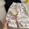 Pantalones Anti-Mosquitos de Dibujos Animados Transfronterizos para Niños Verano 2026 Nuevo Estilo Pantalones Rectos para Niños Pequeños Pantalones Anti-Mosquitos con Estampado Completo para Niños y Niñas