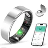 Anillo inteligente transfronterizo anillo frecuencia cardíaca oxígeno en sangre monitoreo de salud conteo de pasos ejercicio sueño bluetooth IP68 impermeable