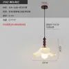 Novo Lustre Retrô para Sala de Jantar Três Lâmpadas Prato Redondo Quarto Tecido Corredor Hall de Entrada Estudo Sinta Lustre de Cabeça Única