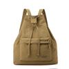 Cross-border 2025 Moda All-match Casual Simples Pequeno Fresco Mochila para Estudantes Universitários Grande Capacidade Ultraleve Com Cordão Bolsa Feminina