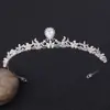 Coroa pequena de zircônia e strass para noiva coreana, presente de aniversário, acessórios de cabelo com coroa, acessórios de casamento, vendas diretas da fábrica