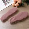 Plantillas de Pelo de Conejo Sintético para Invierno Plantillas Gruesas y Cálidas con Terciopelo Plantillas Cálidas a Prueba de Frío para Hombres y Mujeres