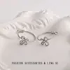 Pendientes de Mariposa de Cristal Frescos y Dulces, Pendientes Exquisitos de Luciérnaga de Gama Alta de Nicho, Pendientes Versátiles y de Moda con un Estilo Elegante