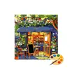 30*30 paisaje de campo pintura al óleo digital DIY pintado a mano escena callejera cafetería pintura decorativa acrílica en stock al por mayor