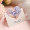 Tarjeta de deseos manuscrita del fabricante, mensaje de bendición en blanco de alta calidad, tarjeta de felicitación de cumpleaños de floristería, postal, estilo festivo coreano
