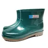 Botas de Lluvia Kang Chenyu de Caña Corta para Mujer, Antideslizantes, Resistentes al Desgaste, Suela de Goma, Zapatos de Trabajo Impermeables para Cocina, Zapatos de Agua de PVC de Caña Baja