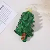 Pinzas para el Cabello de Acetato Serie Navideña Transfronteriza Accesorios para el Cabello Hombre de Jengibre Bastón Pinzas para el Cabello Adornos Pinzas para el Cabello de Árbol de Navidad Adornos