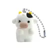 Llavero de cadena de cuentas 3D de animal marino de dibujos animados, colgante de goma suave de PVC, charm para taza térmica, pequeño regalo de caja sorpresa