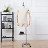 Loja de roupas masculina modelo perna-meia vitrine masculina mesa de vidro para exposição manequim de boneca braço móvel