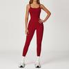 Mono Ze Chuang Sensación Nude con Espalda Cruzada, Ropa Integrada Ajustada para Yoga para Correr al Aire Libre y Fitness 4509